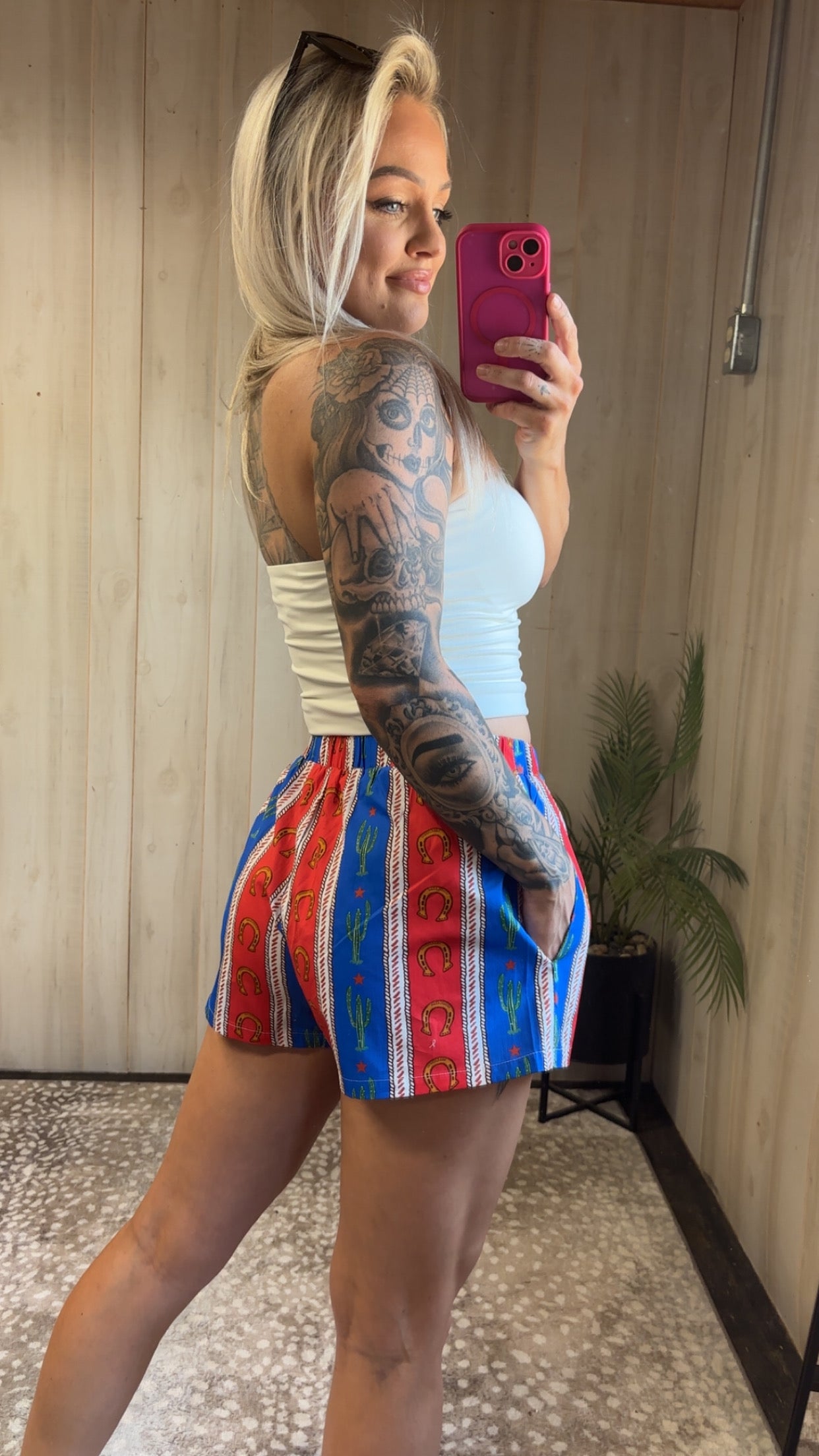 Wild Cactus Shorts