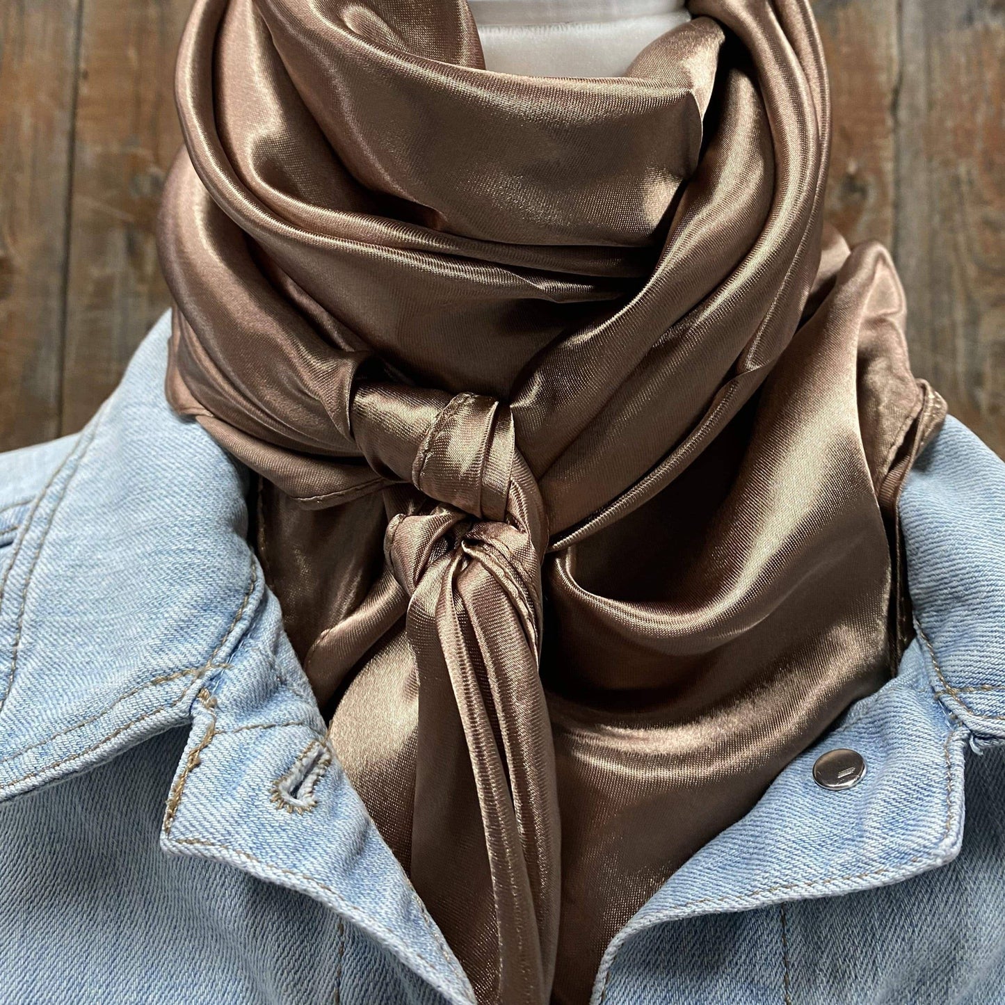 35X35" Solid Tan Wild Rag