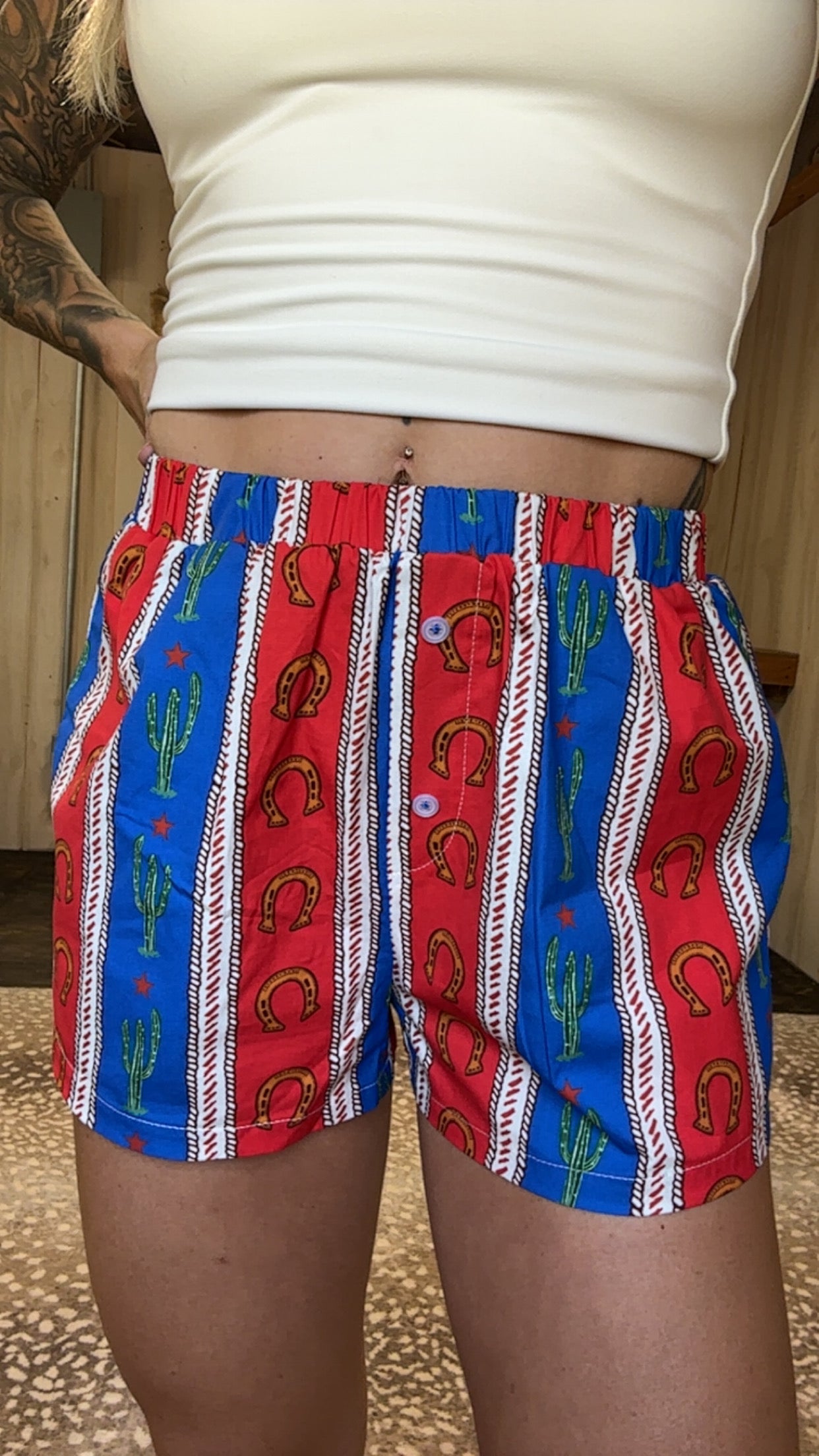 Wild Cactus Shorts