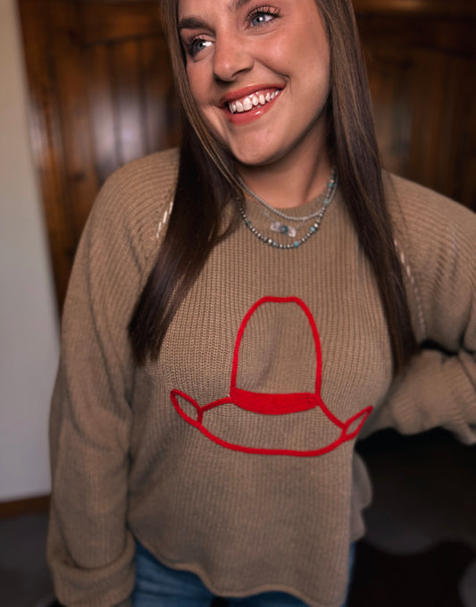 Hats Off Knit Sweater