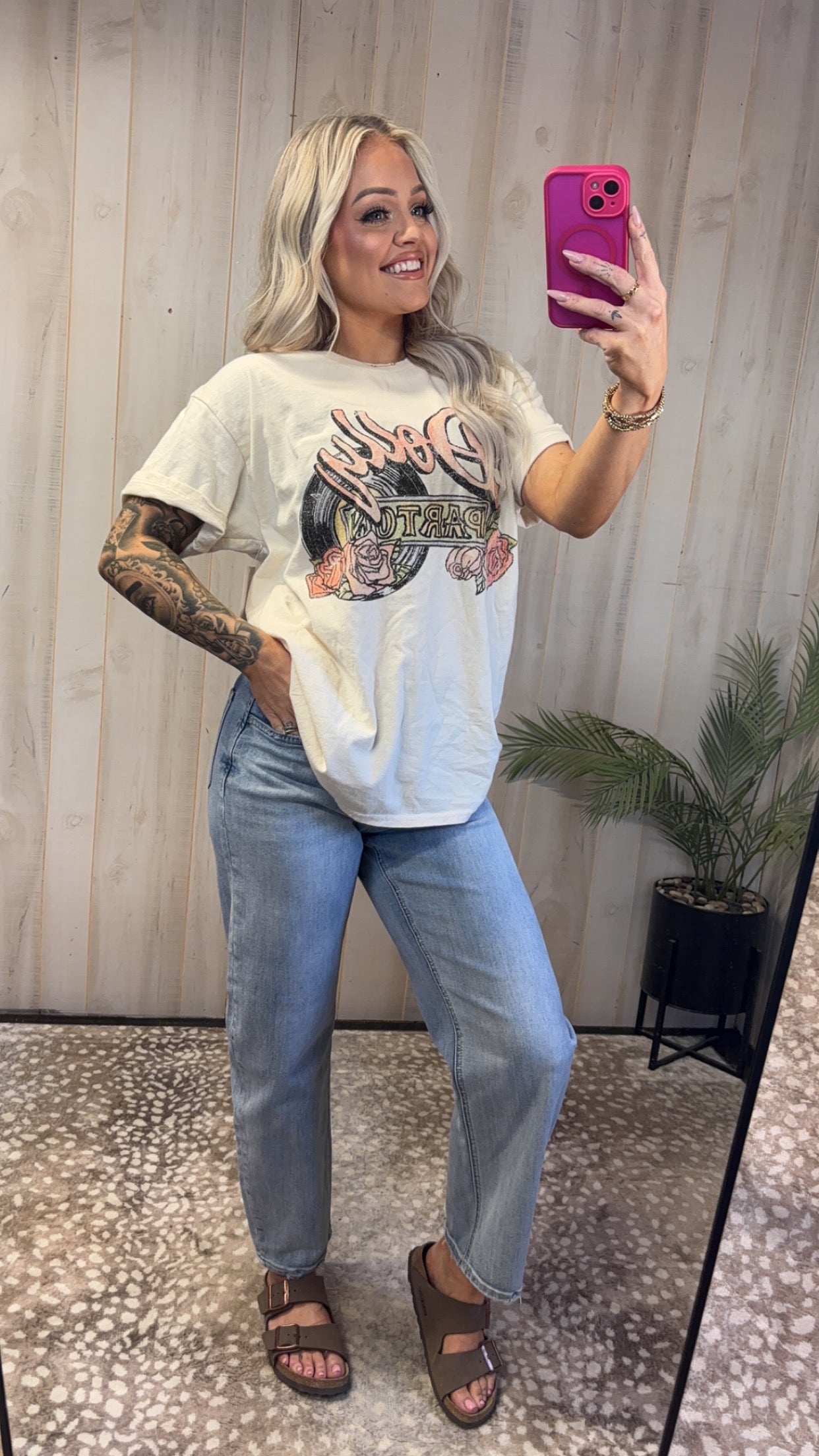 Vintage Dolly Rose Tee