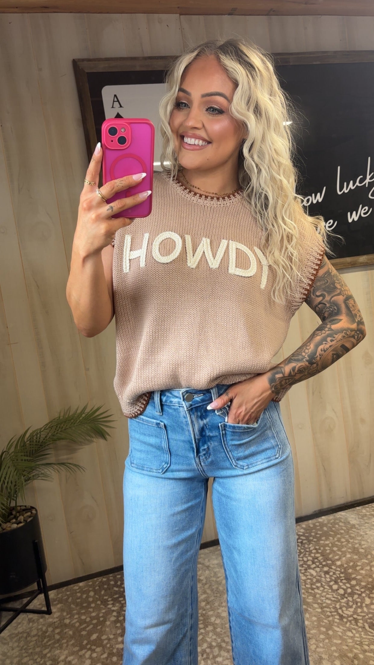 Howdy Knit Sweater