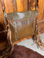 Georgia Cowhide Tooled Leather Fringe Crossbody Purse