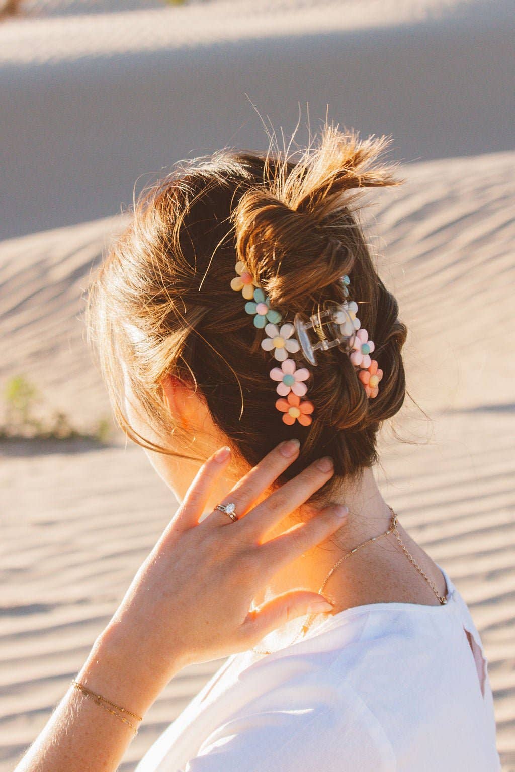 Daisy Blossom Claw Clip