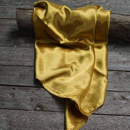 35X35" Solid Mustard Yellow Wild Rag
