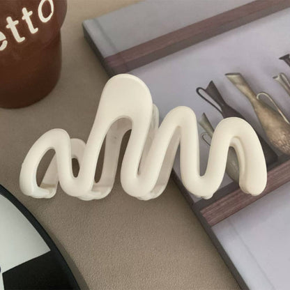 Wavy Large Hair Claw Clips