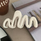 Wavy Large Hair Claw Clips