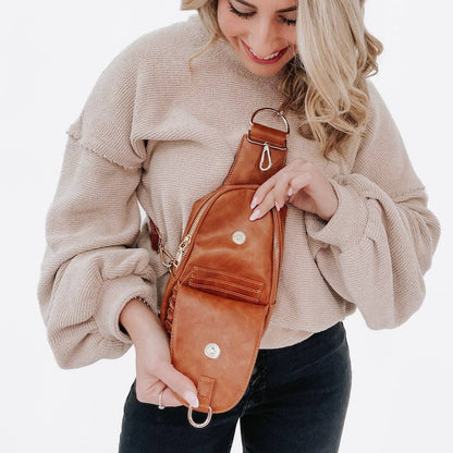 Woven Sling Bag (Free Strap Extender!)