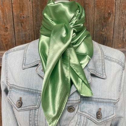 35X35" Solid Lime Wild Rag
