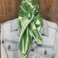 35X35" Solid Lime Wild Rag