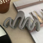 Wavy Large Hair Claw Clips