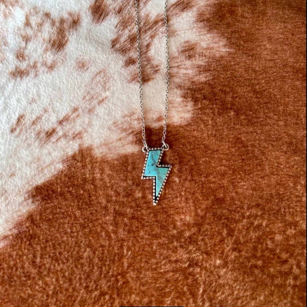 Lightning Pendant Necklace