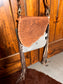 Myra Cowhide & Leather Western Fringe Bag - Crossbody