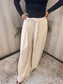 Wide Leg Cotton Gauze Pants