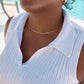 Micro Tennis Necklace
