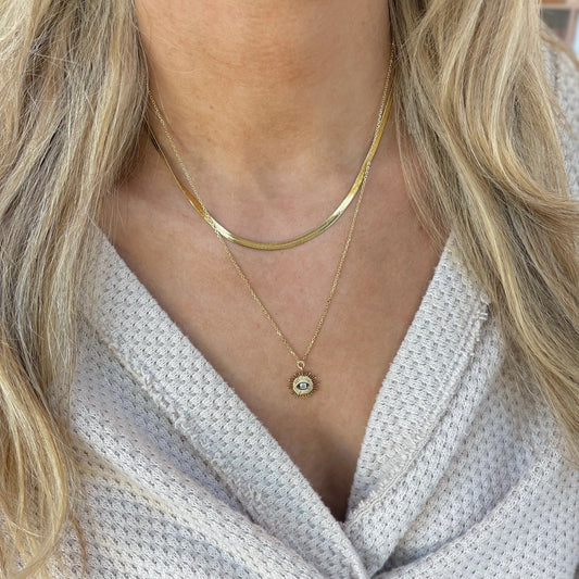 Herringbone 3 mm Necklace