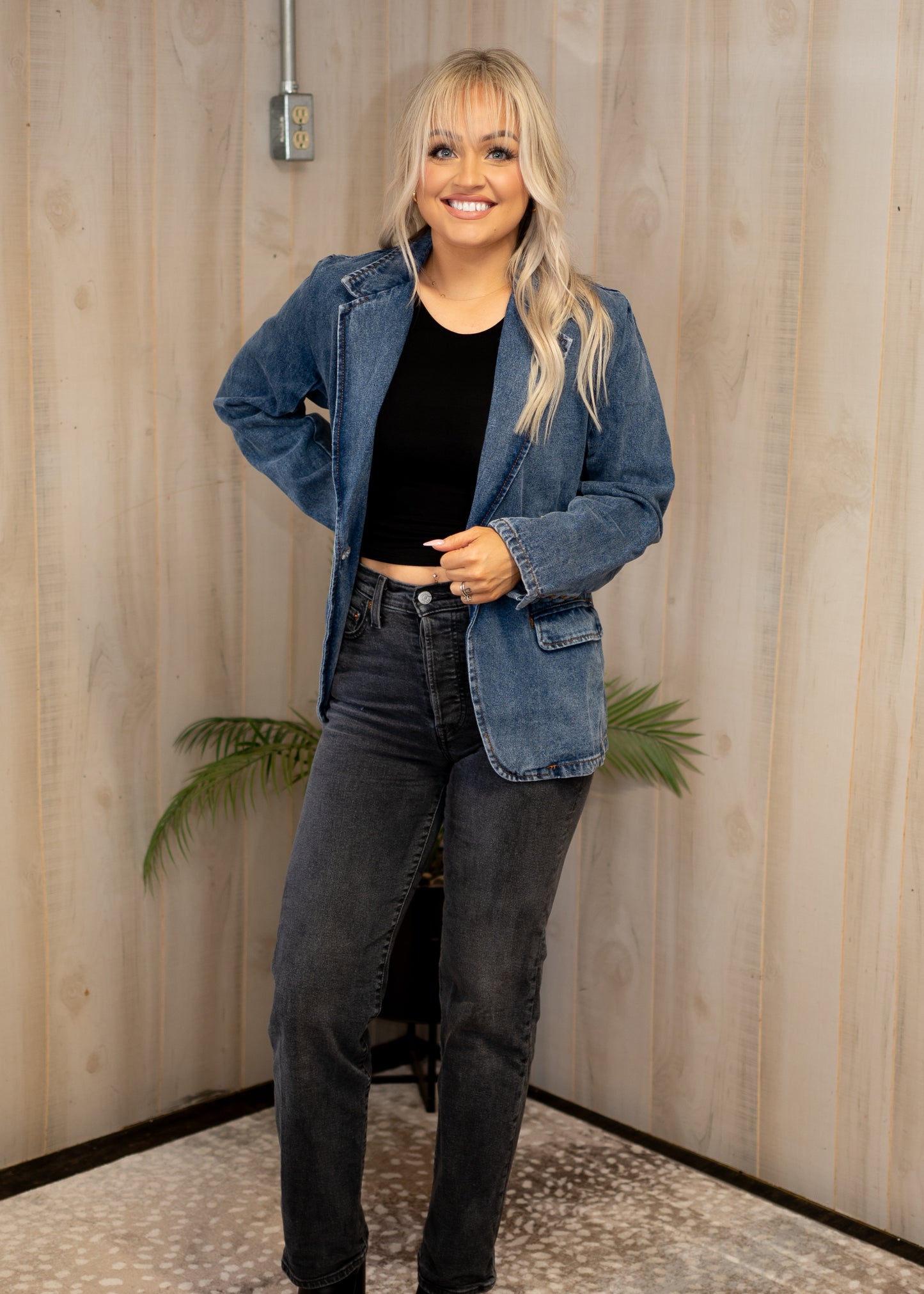 Darling Denim Blazer