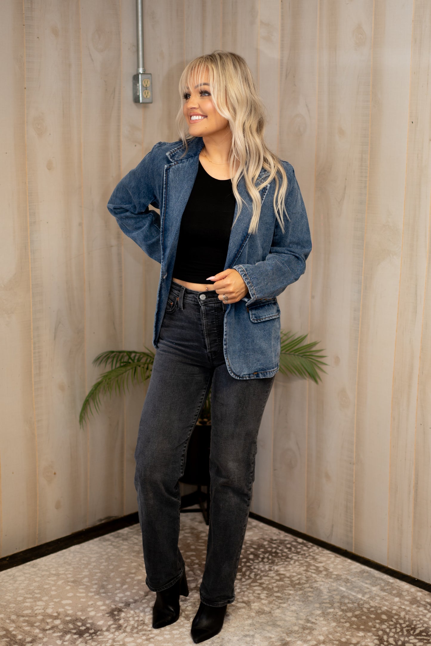 Darling Denim Blazer