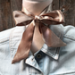 Tan Western Skinny Mini Wild Rag Scarf