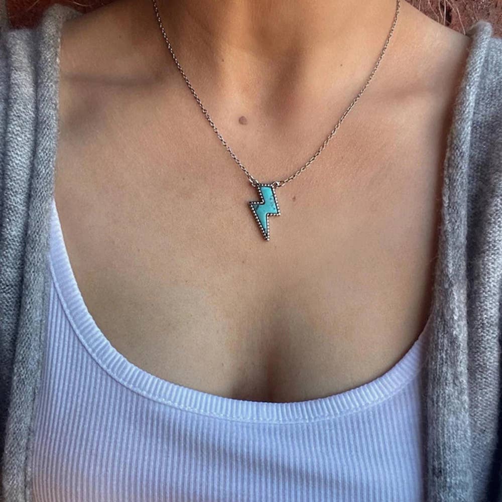 Lightning Pendant Necklace