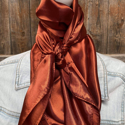 35X35" Solid Rust Wild Rag