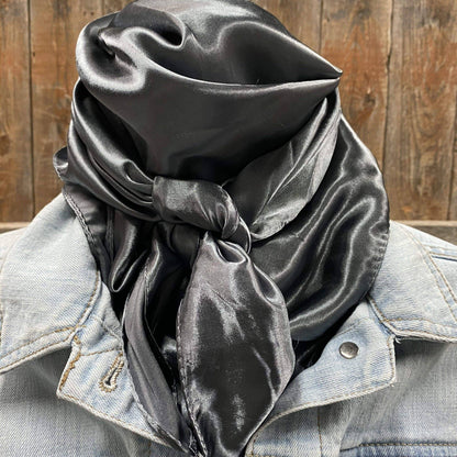 35X35" Solid Silver Wild Rag